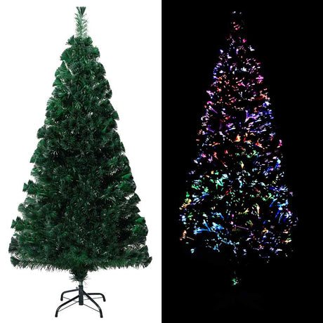 Vidaxx künstlicher Weihnachtsbaum mit Standard 120 cm Fiberglas grün