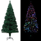 Vidaxx künstlicher Weihnachtsbaum mit Standard 210 cm Fiberglas grün