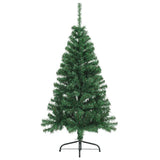 Vidaxl Kunstkerstboom mit Standardhälften 150 cm PVC Grün