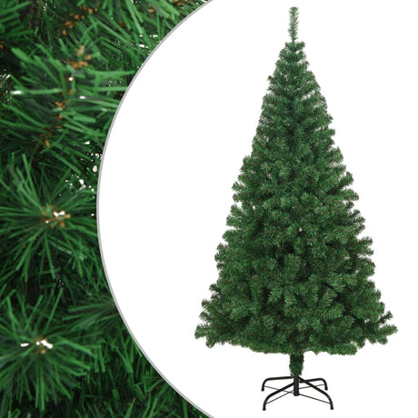 Vidaxl Kunstkerstboom mit dicken Zweigen 210 cm PVC Grün
