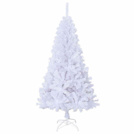 Vidaxl Kunstkerstboom mit dicken Zweigen 150 cm PVC Weiß