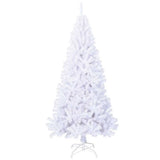 Vidaxl Kunstkerstboom mit dicken Zweigen 180 cm PVC Weiß