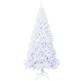 Vidaxl Kunstkerstboom mit dicken Zweigen 240 cm PVC Weiß