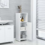 Vidaxl badkamerkast 30x30x95 cm bewerkt hout wit