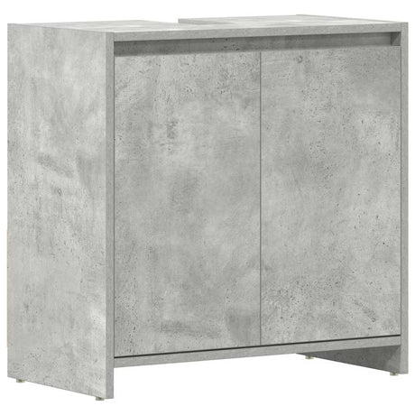 Vidaxl badkamerkast 60x33x60 cm bewerkt hout betongrijs