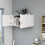 Vidaxl hangkast 80x39x40 cm bewerkt hout wit