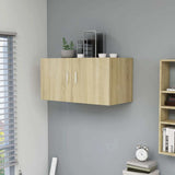 Vidaxl hangkast 80x39x40 cm bewerkt hout sonoma eikenkleurig