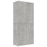 Vidaxl Schuhschrank 80x39x178 cm verarbeiteter Holzbetonpreis