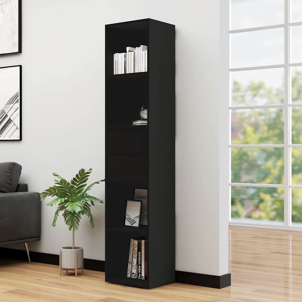 Vidaxl boekenkast 36x30x171 cm bewerkt hout zwart