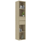 Vidaxl boekenkast 36x30x171 cm bewerkt hout sonoma eikenkleurig