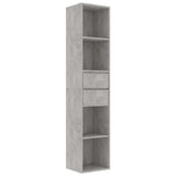 Vidaxl boekenkast 36x30x171 cm bewerkt hout betongrijs