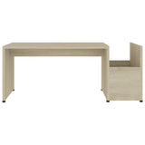 Vidaxl salontafel 90x45x35 cm bewerkt hout sonoma eikenkleurig