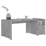 Vidaxl salontafel 90x45x35 cm bewerkt hout betongrijs