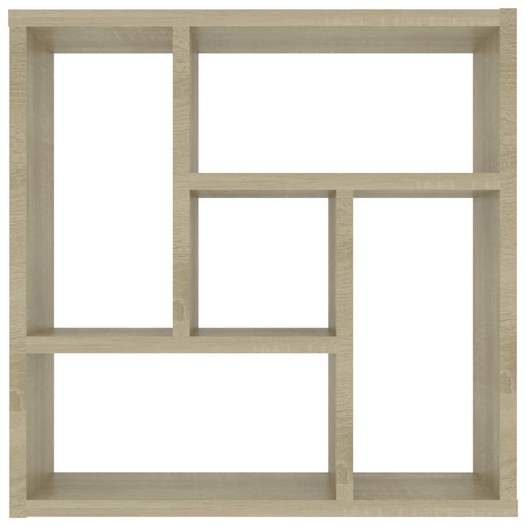 Vidaxl wandschap 45x16x45 cm bewerkt hout sonoma eikenkleurig