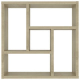Vidaxl wandschap 45x16x45 cm bewerkt hout sonoma eikenkleurig