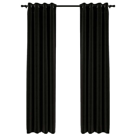 VIDAXL -Vorhänge Leinen sehen verdammt aus 2 ST 140x245 cm Anthrazit