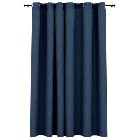 Vidaxl Curtain -Leinen sehen mit den Augen 290x245 cm blau aus.