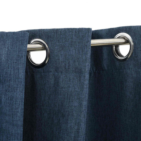 Vidaxl Curtain -Leinen sehen mit den Augen 290x245 cm blau aus.
