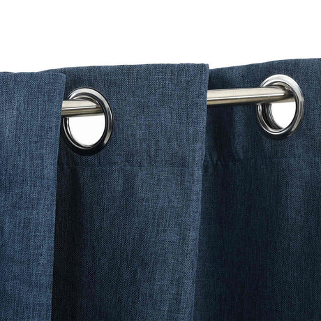 Vidaxl Curtain -Leinen sehen mit den Augen 290x245 cm blau aus.