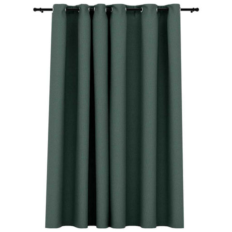 Vidaxl Curtain -Leinen sehen mit den Augen 290x245 cm grün aus