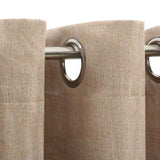 VIDAXL -Vorhang -Leinen sehen mit Augen 290x245 cm Beige verdammt aus
