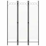 Vidaxl kamerscherm met 3 panelen 120x180 cm wit