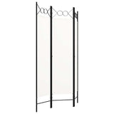 Vidaxl kamerscherm met 3 panelen 120x180 cm wit