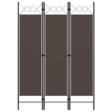 Vidaxl kamerscherm met 3 panelen 120x180 cm bruin