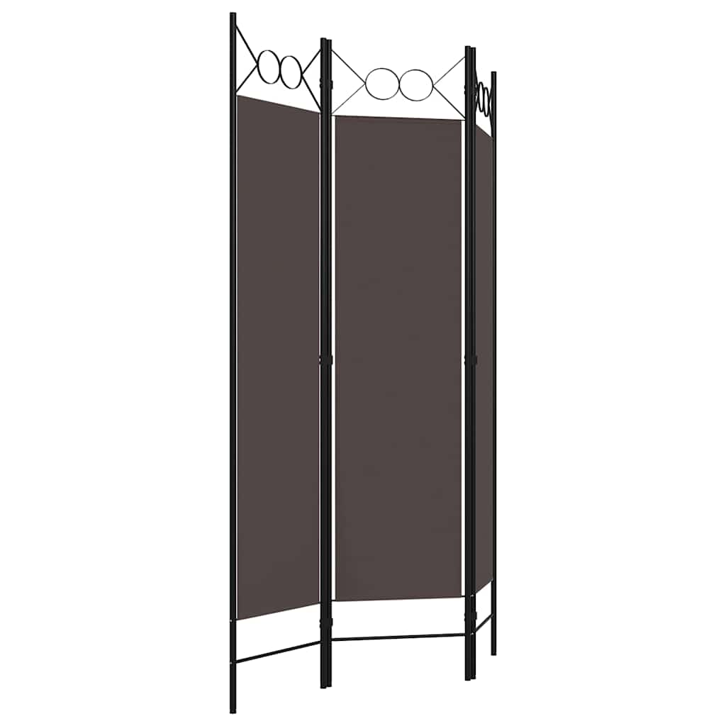 Vidaxl kamerscherm met 3 panelen 120x180 cm bruin