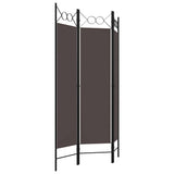 Vidaxl kamerscherm met 3 panelen 120x180 cm bruin