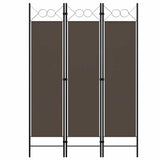 Vidaxl kamerscherm met 3 panelen 120x180 cm antraciet