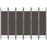 Vidaxl kamerscherm met 6 panelen 240x180 cm antraciet
