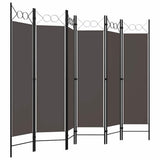 Vidaxl kamerscherm met 6 panelen 240x180 cm antraciet