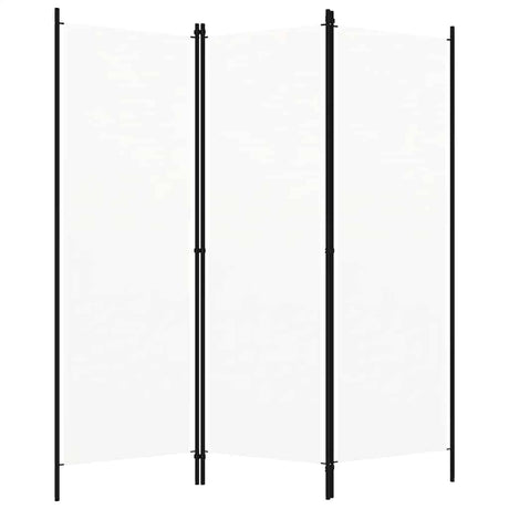 Vidaxl kamerscherm met 3 panelen 150x180 cm wit