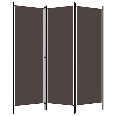 Vidaxl kamerscherm met 3 panelen 150x180 cm bruin