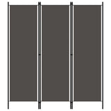 Vidaxl kamerscherm met 3 panelen 150x180 cm antraciet