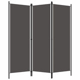 Vidaxl kamerscherm met 3 panelen 150x180 cm antraciet