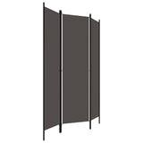 Vidaxl kamerscherm met 3 panelen 150x180 cm antraciet