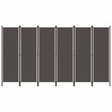 Vidaxl kamerscherm met 6 panelen 300x180 cm antraciet