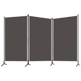 Vidaxl kamerscherm met 3 panelen 260x180 cm antraciet