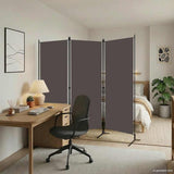 Vidaxl kamerscherm met 3 panelen 260x180 cm antraciet