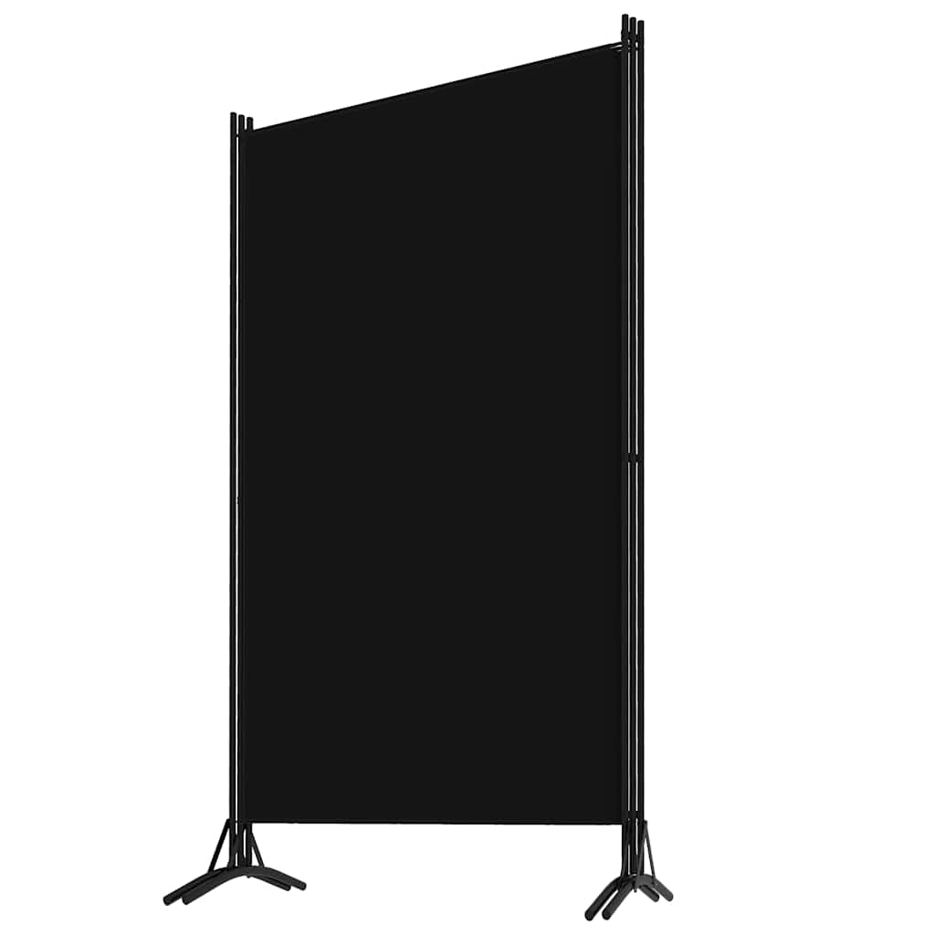 Vidaxl kamerscherm met 3 panelen 260x180 cm zwart