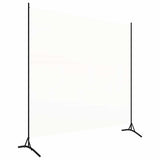Vidaxl kamerscherm met 1 paneel 175x180 cm stof wit