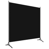 Vidaxl kamerscherm met 1 paneel 175x180 cm zwart