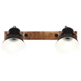Vidaxl Wandlampe Industrial E27 45x25 cm Schwarz
