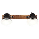 Vidaxx Industrie-Wandleuchte E27 45x25 cm schwarz