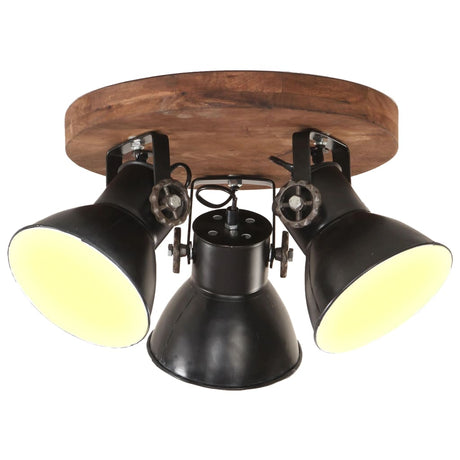VidaXL Deckenleuchte Industrie 25 W E27 42x27 cm schwarz