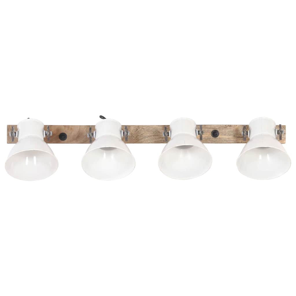 Vidaxl Wandlampe Industrial E27 90x25 cm Weiß