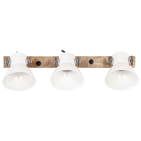 Vidaxl Wandlampe Industrial E27 65x25 cm Weiß