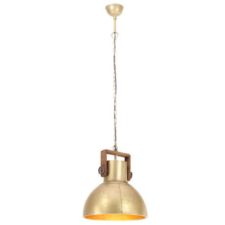 Vidaxx Hängelampe Industrie rund 25 W E27 40 cm messingfarben